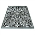 thumbnail image 5 of Backsplash Tile for Kitchen and Fireplace Royal  12 x 18 Metal Mural Pewter Nickel, 5 of 6
