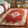 thumbnail image 2 of SAFAVIEH Aubusson Albus Medallion Area Rug, Rust/Ivory, 6' x 9', 2 of 11