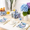 thumbnail image 5 of 100PCS Hydrangea Floral Napkins, 3 Ply Disposable Hand Towels for Bathroom, Floral Paper Napkins Disposable Dinner Napkins for Spring Wedding Baby Shower Bridal Shower Birthday Party Supplies, 5 of 18
