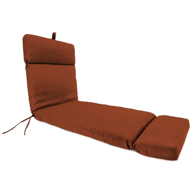 Jordan Manufacturing 22 X 72 Burnt, Orange Lounge Chair Cushions