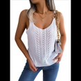 thumbnail image 3 of Chaleco Informal de Verano Sin Mangas para Mujer con Tirantes Calados y Suéter de Punto. L, 3 of 10