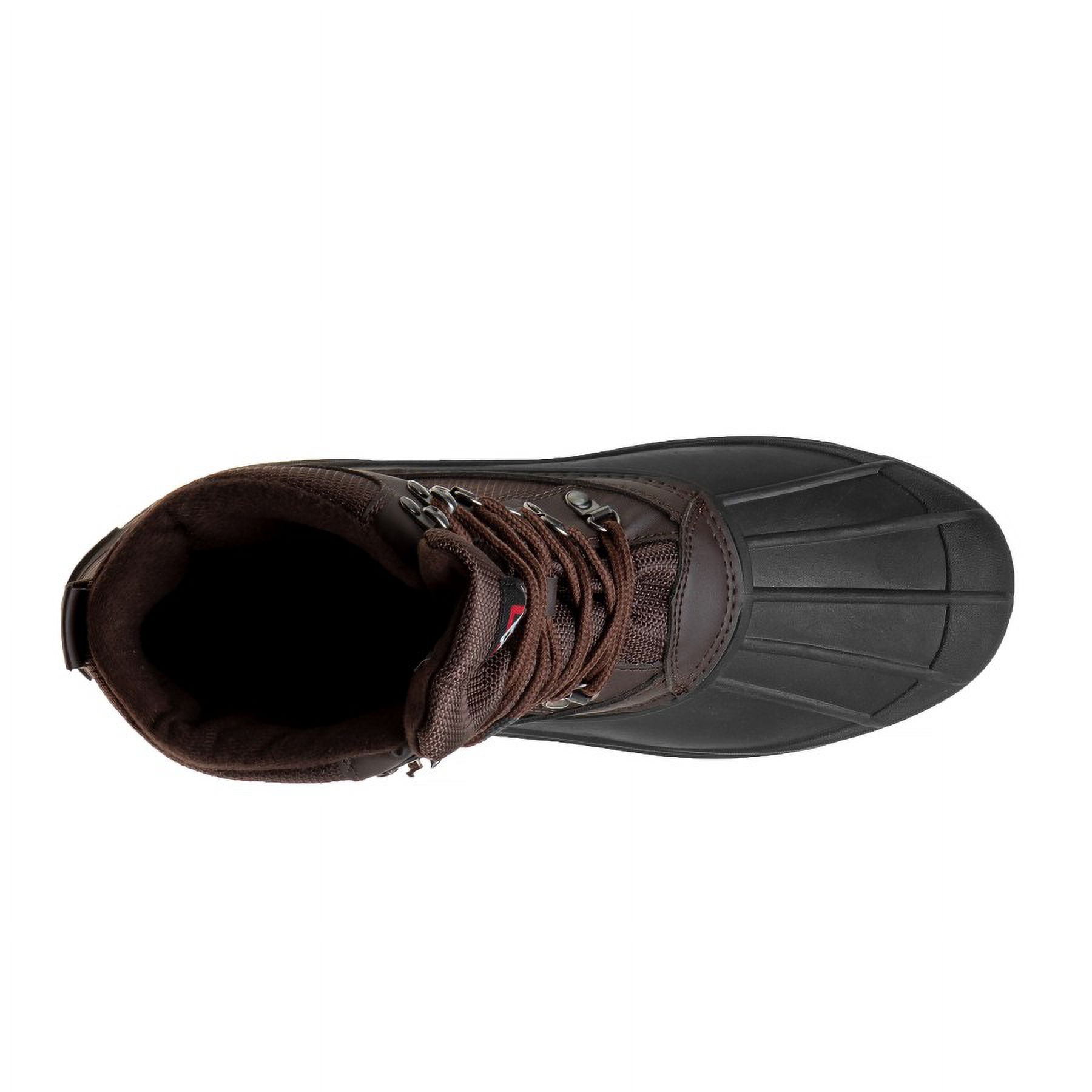 Avalanche Adult  Men Waterproof Snow Boots - Brown, 10