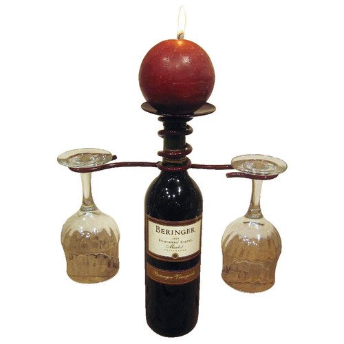 Metrotex Designs 1 Bottle Tabletop Wine Rack