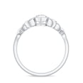 thumbnail image 2 of Rosec Jewels Certified Moissanite Marquise Engagement Ring 1 Carat - Celtic Knot Ring (5X10 mm, D-VS1 Quality), 14K White Gold, US 11.50, 2 of 6