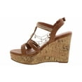 thumbnail image 4 of Jellypop Raziel Cognac Fashion Wedge Sandal Beige | RAZIEL COGNAC, 4 of 6