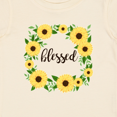 thumbnail image 4 of Inktastic Blessed Sunflower Wreath Girls Baby T-Shirt, 4 of 5