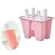 thumbnail image 4 of Moldes de silicona para hacer helados, reutilizables, para niños. 4 celdas rosa, 4 of 9