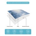thumbnail image 4 of Quilts Queen Size Bedding Set, Blue Snowman Christmas Reversible Summer Quilt 3 Pieces, Xmas Trees Snowflake Winter Lightweight Bedspreads Coverlets with 2 Pillow Shams for All Seasons, 4 of 5