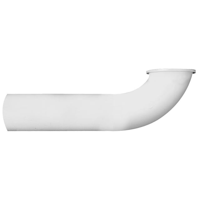 Tubo de pared Plumb Pak PP66-15W de plástico blanco de 1-1/4 pulgadas