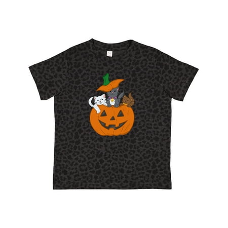 

Inktastic Halloween Kitties in Pumpkin Gift Toddler Boy or Toddler Girl T-Shirt