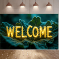 thumbnail image 6 of Giant Welcome Banner with Desert Themed Elements Backdrop Party Decorations for Event Openings Community Gatherings Festival Celebrations and Outdoor Gatherings, 6 of 7