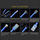 thumbnail image 4 of 150 Uds Cat6 Rj45 conector Utp Cable Ethernet Jack 8p8c red Cat 6 enchufes modulares con 6,5mm Rj45, 4 of 5