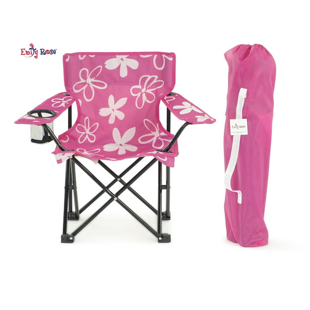 Emily Rose Camping Chair, Pink - Walmart.com - Walmart.com