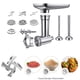 thumbnail image 3 of Inteprter 1 Juego de accesorios para molinillo de alimentos de acero inoxidable para accesorios de cocina Cocina y Comedor, 3 of 6