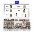 thumbnail image 1 of Thread Insert Wood, 100 Pieces Zinc Alloy Furniture Hexagon Socket Screw, Inserts Thread Insert, 1 of 5