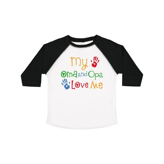 Inktastic Oma and Opa Love Me Grandchild Boys or Girls Toddler T-Shirt