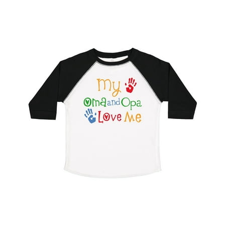 

Inktastic Oma and Opa Love Me Grandchild Gift Toddler Boy or Toddler Girl T-Shirt