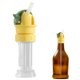 thumbnail image 3 of Tapón adaptador para botella de agua con pajita – Adaptador hermético para beber en botellas de plástico estándar, pajita de silicona suave, accesorio de hidratación reutilizable para viajes, gimnas, 3 of 5