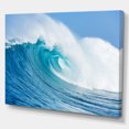 thumbnail image 1 of Designart - Vague Bleue de l'Océan - Photographie de Mer et de Rivage sur Toile Enveloppée, 1 of 2