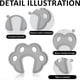 thumbnail image 3 of 4 Topes para Puerta de Lavadora, Accesorios para Secadora., 3 of 5