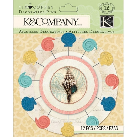 K & Company Tim Coffey Travel Decorative Pins