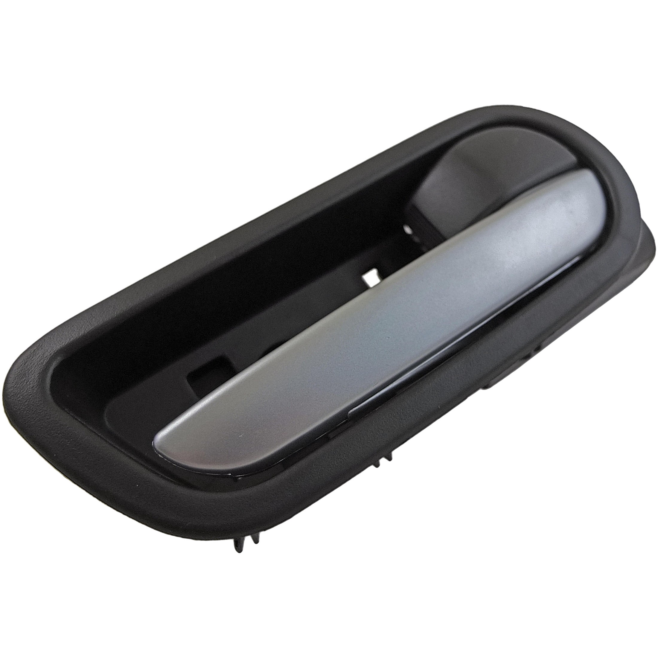 Dorman 96546 Rear Passenger Side Interior Door Handle for Specific Mazda Models, Black; Silver