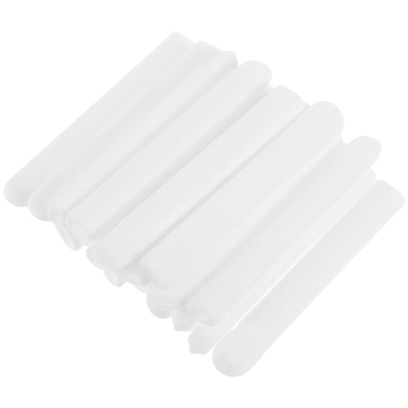 LOLIPPYY 10Pairs White Silicone Eyeglass Temple Covers Soft Anti Slip Glasses Arm Cushions