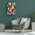 thumbnail image 3 of Canvas Wall Art - Treechild 'Brown Beige Zig Zag Pattern' Wall Art for Living Room, Bedroom, or Office D?cor by Trademark Fine Art - 16 x 24 Inches, 3 of 4