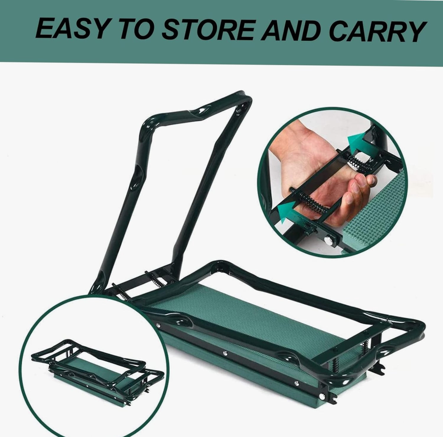 Typpkmm Garden Kneeler and Seat with Upgraded Folding Garden Kneeler