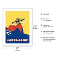 thumbnail image 2 of Motosacoche 346cc Swiss Motorbike - Vintage Motorcycle Poster by Marcello Nizzoli c.1927 - Bamboo Fine Art 290gsm Paper (Unframed) 17x22in, 2 of 4