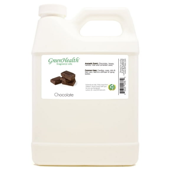 GreenHealth Chocolate Fragrance Oil 32 fl oz White Plastic Jug with Cap