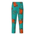 thumbnail image 2 of Gukieu Colorful Crab Print Youth Home Trousers, Elastic Waistband with Pockets for Home and Outing, Suitable for Children Aged 5-16-Medium, 2 of 6