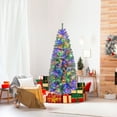 thumbnail image 4 of Gymax 6.5 FT Artificial Xmas Tree w/ 556 Branch Tips 200 LED Lights 9 Lighting Modes, 4 of 10
