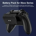 thumbnail image 5 of Dual Controller Fast Charging Dock, 2x1200 mAh Rechargeable Battery Pack, Type-C Power Cable, Charging Station Fit for Xbox Series X/S, Xbox One/One S/X/Elite Controllers, Black, 5 of 7