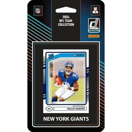 NFL 2024 Donruss Football New York Giants Trading Card Team Set