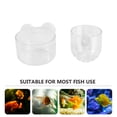 thumbnail image 3 of Miangastore Aquarium Fish Feeder Transparent Acrylic 2Pcs 3.93X3.93X3.14in, 3 of 8