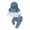 Blue, variant on SXcggal One Newborn Baby Boy Long Sleeve Patorkchw Sweatshirt Hoodie Infant Pants Outfit Set 2 Piece Sweatsuit Fall Clothes Cozy Stylish Lightweight Toddler Outfits Set