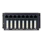 Construct Pro 8x8 Cat5e Data Hub/Patch Panel