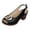 Black, variant on Comfortable Women's Wide Sandals Chunky Block Heel Slip On Round Toe Dress Shoes for Summer Wedding Party Casual(Beige,Size 7)