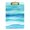 Gold, variant on Blue and Green Waves 12.5x9in Clipboard, Durable Acrylic with Metal Clip and Wall Hook for Office or Classroom