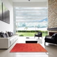thumbnail image 7 of Ahgly Company Machine Washable Indoor Square Transitional Orange Red Orange Area Rugs, 7' Square, 7 of 7