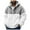 Grey, variant on Fuzzy Fleece Jacket For Men Casual Loose Fit Hooded Long Sleeved Coats Fashion Cozy Soft Outdoor Shirts Shacket With Pockets Black L
