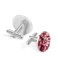 thumbnail image 3 of Petal Flower Men's Stainless Steel Cufflinks for Dress Shirts - Versatile Style for Any Occasion, 3 of 6
