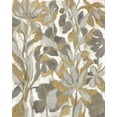 thumbnail image 2 of Vassileva, Silvia 26x32 Gold Ornate Wood Framed with Double Matting Museum Art Print Titled - Painted Tropical Screen I Gray Gold, 2 of 4