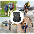 thumbnail image 4 of Unique Bargains 1 Pc Neck Gaiter Soft Cashews Face Cover Black White, 4 of 6
