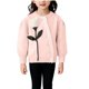 thumbnail image 1 of Suéter de cuello redondo para niña, camisa de punto de invierno, elegante cárdigan de punto con cuello redondo para niña, suéter con botones, top de poliéster para niña, 1 of 6