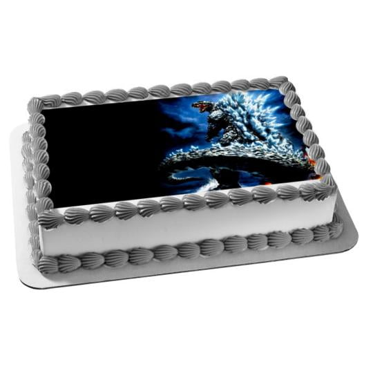 Godzilla King Of The Monsters Razorback Edible Cake Topper Image Abpid Walmart Com