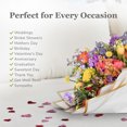 thumbnail image 7 of 10 Sheets Floral Wrapping Paper, NOGIS Waterproof Bouquet Wrapping, 22x22 Inch, Florist Supplies Packaging Paper, DIY Gift Box, Wedding & Birthday Gifts, Gold Edge (White), 7 of 7