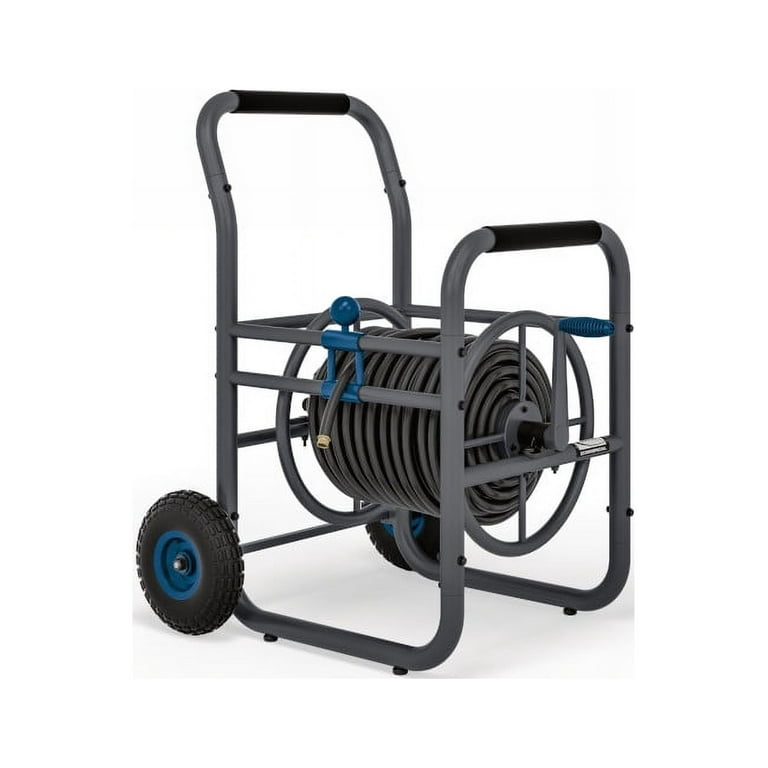Suncast 200 ft. Black Retractable Wheeled Hose Reel Cart Suncast 200 ft. Black Retractable Wheeled Hose Reel Cart