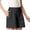 Black, variant on Lenpel Women's Summer Shorts Trendy Dressy Casual High Waisted Pleated Wide Leg Shorts Comfy Lounge Shorts with Pockets
